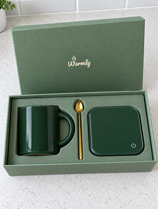 Warmly Heated Mug Gift Set